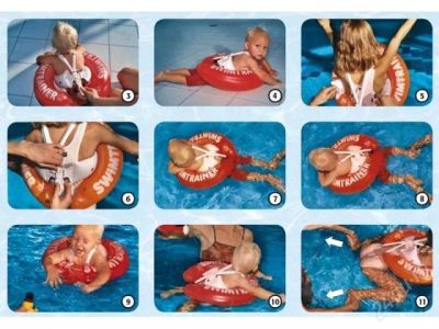 Лот: 1953800. Фото: 1. круг плавательный swimtrainer. Игрушки для купания