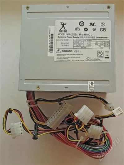 Лот: 1408678. Фото: 1. Блок питания 350W б\у. Корпуса, блоки питания
