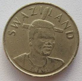 Лот: 11710356. Фото: 1. Свазиленд 1 лилангени 2003. Африка