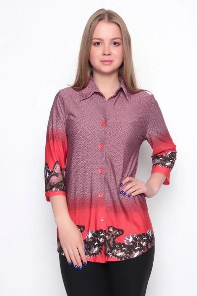 Лот: 9792903. Фото: 1. Блузка 54-58. Блузы, рубашки, водолазки