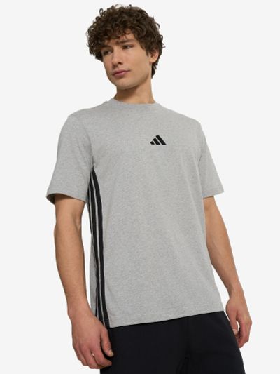 Лот: 25091212. Фото: 1. Футболка мужская adidas, Серый. Другое (спортивная одежда)