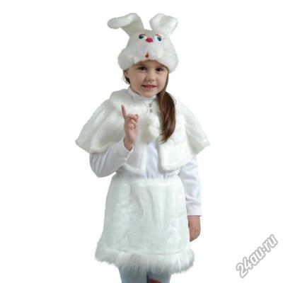 Лот: 4722623. Фото: 1. Новогодний костюм зайка. Детские карнавальные, праздничные костюмы