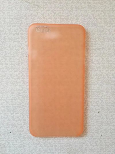 Лот: 7271673. Фото: 1. Чехол iPhone 6+ Оранжевый. Чехлы, бамперы