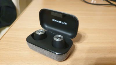 Лот: 17028365. Фото: 1. sennheiser momentum true wireless. Наушники, гарнитуры