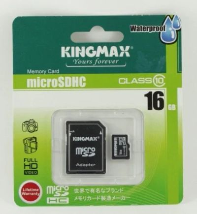 Лот: 4443152. Фото: 1. Карта памяти Kingmax microSD 16Gb... Карты памяти