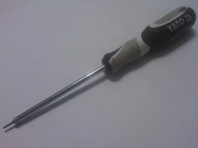 Лот: 5055229. Фото: 1. Отвертка звездочка TORX 5 для... Радиолюбительский инструмент