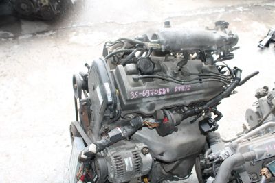 Лот: 4147626. Фото: 1. Двигатель Toyota 3S-FE Пробег... Двигатель и элементы двигателя