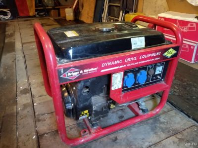 Лот: 17017796. Фото: 1. Бензиновый генератор Briggs&Stratton... Бензо-, мотоинструмент