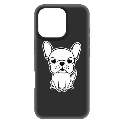 Лот: 25544077. Фото: 1. Чехол Krutoff Soft Case "Черно-белый... Чехлы, бамперы