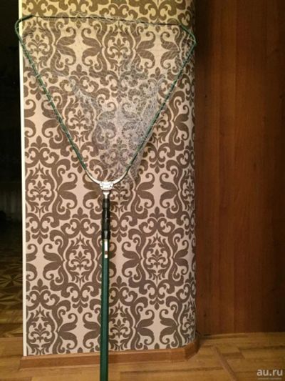 Лот: 9543781. Фото: 1. подсачек (подсак) большой из капроновой... Рыболовные снасти, сети, поплавки