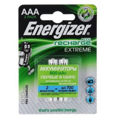 Лот: 22978764. Фото: 1. АКБ AAA Energizer Recharge EXTREME... Батарейки, аккумуляторы, элементы питания