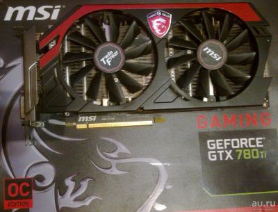 Лот: 12827935. Фото: 1. MSI GeForce GTX 780 Ti (780Ti... Видеокарты