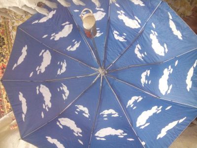 Лот: 7912118. Фото: 1. Зонт с проявляющимся принтом при... Зонты