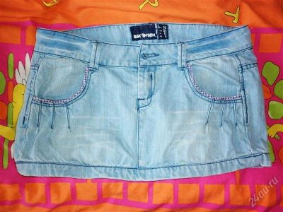 Лот: 1594313. Фото: 1. Юбка джинсовая, Bershka. Юбки
