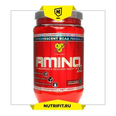 Лот: 7887268. Фото: 1. BSN Amino-X 70 порц, Фруктовый... Спортивное питание, витамины