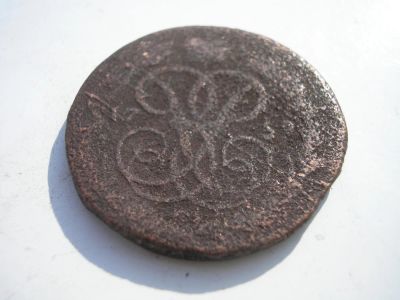 Лот: 8252056. Фото: 1. 1 копейка 1759 года. С рубля. Россия до 1917 года