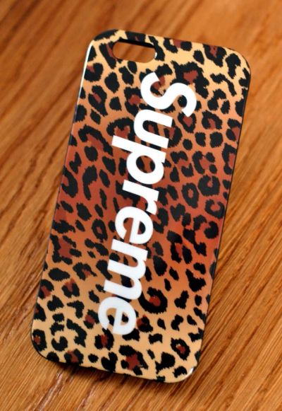 Лот: 8462187. Фото: 1. Силиконовый чехол Supreme Leopard... Чехлы, бамперы