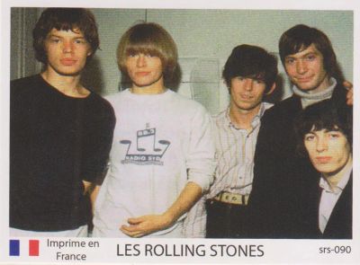 Лот: 10614895. Фото: 1. Rolling Stones коллекционная карточка... Наклейки, фантики, вкладыши