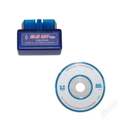 Лот: 4383898. Фото: 1. Адаптер OBD-II Elm327 Bluetooth... Диагностическое оборудование, измерительный инструмент