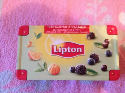 Лот: 9817223. Фото: 1. Набор Lipton чай фруктовая коллекция... Чай, кофе, какао
