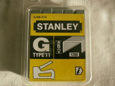 Лот: 7319448. Фото: 1. Stanley скобы 6мм. Расходные материалы, сменные насадки