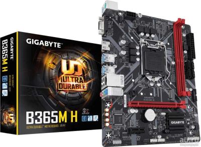 Лот: 17846752. Фото: 1. Gigabyte B365M H B365M H. Материнские платы