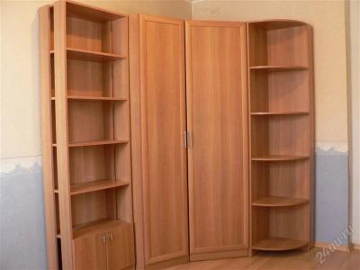 Лот: 2495823. Фото: 1. Угловой шкаф+стелаж+угловая полка... Шкафы, шкафы-купе