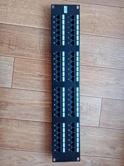 Лот: 17470963. Фото: 1. Патч панель 48портов RJ-45. Сетевые кабели