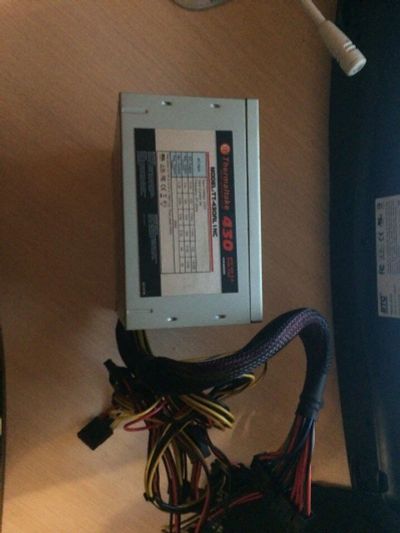 Лот: 10723890. Фото: 1. Блок питания ПК Thermaltake TT-430AL1NC... Корпуса, блоки питания