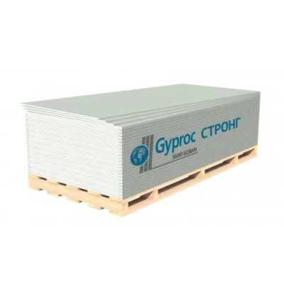 Лот: 18384043. Фото: 1. Гипсокартон Gyproc (Гипрок) Стронг... Подвесные потолки, гипсокартон