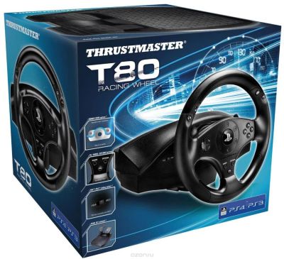 Лот: 6702988. Фото: 1. Thrustmaster T80 Racing wheel. Аксессуары для игровых приставок, консолей, геймпады