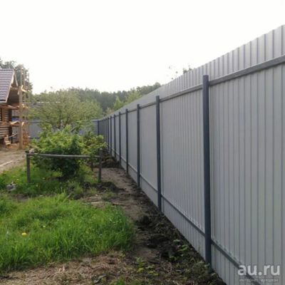 Лот: 9037048. Фото: 1. Забор из профнастила. Ворота, заборы, шлагбаумы