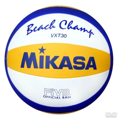 Лот: 12882342. Фото: 1. Мяч для пляжного волейбола MIKASA... Мячи, ракетки, шайбы, клюшки