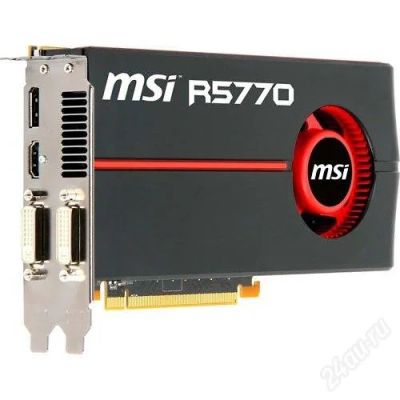 Лот: 2848477. Фото: 1. MSI Radeon HD 5770 850Mhz. Видеокарты