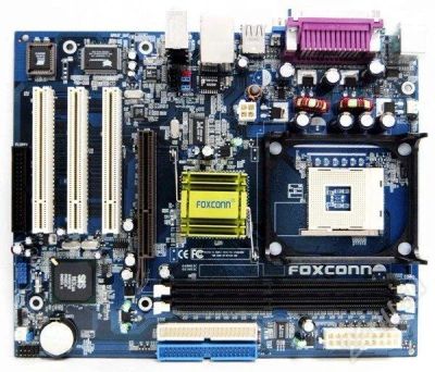 Лот: 393233. Фото: 1. Плата s478 800mhz HyperThreading. Материнские платы