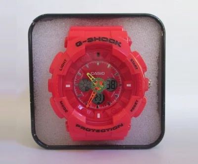 Лот: 4971333. Фото: 1. Часы Casio G-shock красный. Подарки на 23 февраля