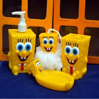 Лот: 4253557. Фото: 1. Набор для ванны SpongeBob, Спанч... Другое (домашний быт)