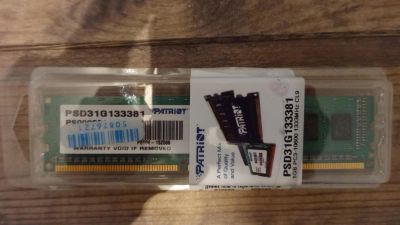 Лот: 8863160. Фото: 1. Оперативная память Patriot DDR3... Оперативная память