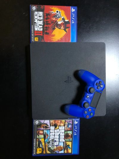 Лот: 19879552. Фото: 1. Sony PlayStation 4 slim 1tb. Игры для консолей