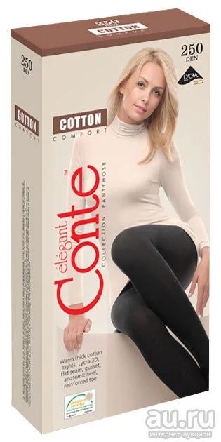 Лот: 8246160. Фото: 1. колготки Cotton 250. Колготки, чулки