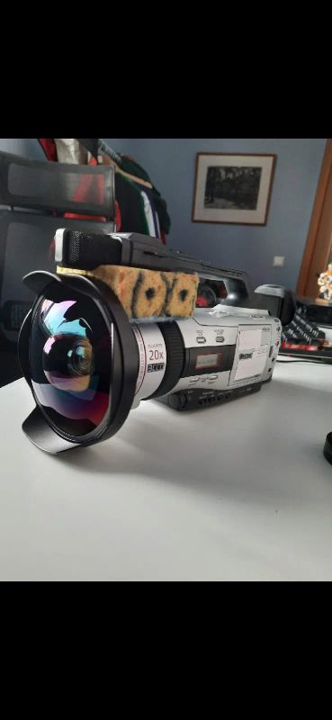 Лот: 19471161. Фото: 1. Canon xm2 с фишаем и светом. Видеокамеры