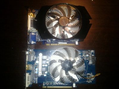 Лот: 6017305. Фото: 1. Видеокарта Gigabyte AMD HD 6770... Видеокарты