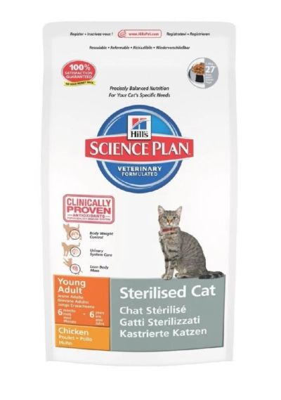 Лот: 5469212. Фото: 1. Корм Hills Science Plan Sterilised... Корма
