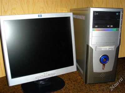 Лот: 2657457. Фото: 1. Компьютер 775 socet + ЖК монитор... Компьютеры в сборе