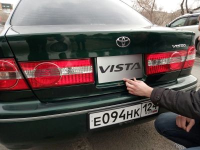 Лот: 7089348. Фото: 1. Табличка под номер японский Toyota... Детали тюнинга