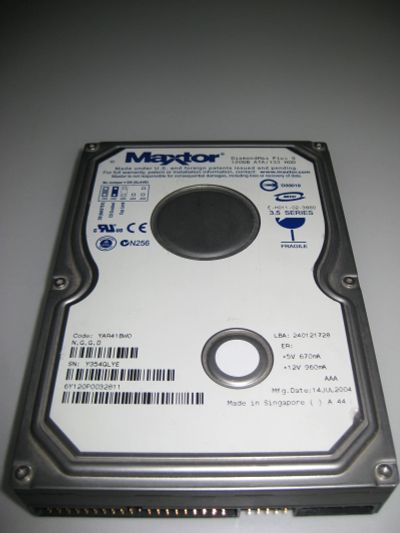 Лот: 18178759. Фото: 1. Жесткий диск Maxtor 120 GB 6Y120P0... Жёсткие диски (HDD)