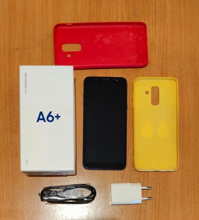 Лот: 23601756. Фото: 1. Samsung Galaxy A6+ 3/32 ГБ. Смартфоны