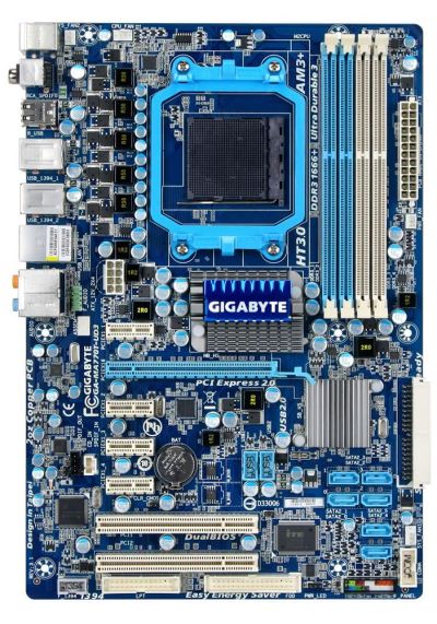 Лот: 11744853. Фото: 1. Gigabyte GA-MA770T-UD3 (Rev 1... Материнские платы