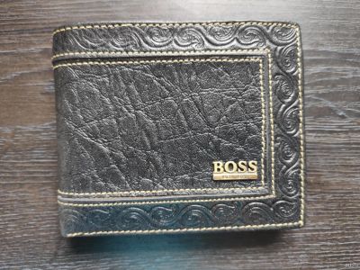 Лот: 17796884. Фото: 1. портмоне мужское кожаное BOSS... Бумажники, кошельки, портмоне
