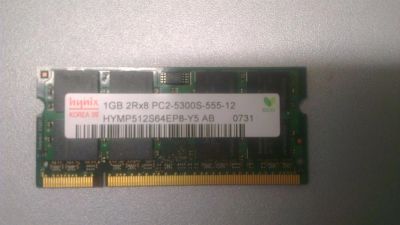Лот: 3024832. Фото: 1. Память для ноутбуков Hynix PC2-5300... Оперативная память
